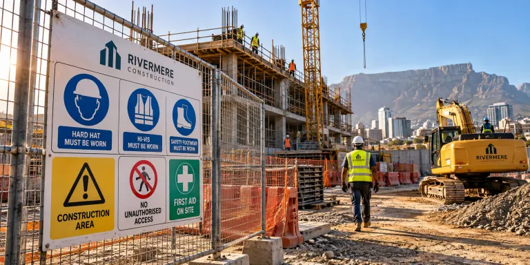 25 construction site safety signs (illustrative image)