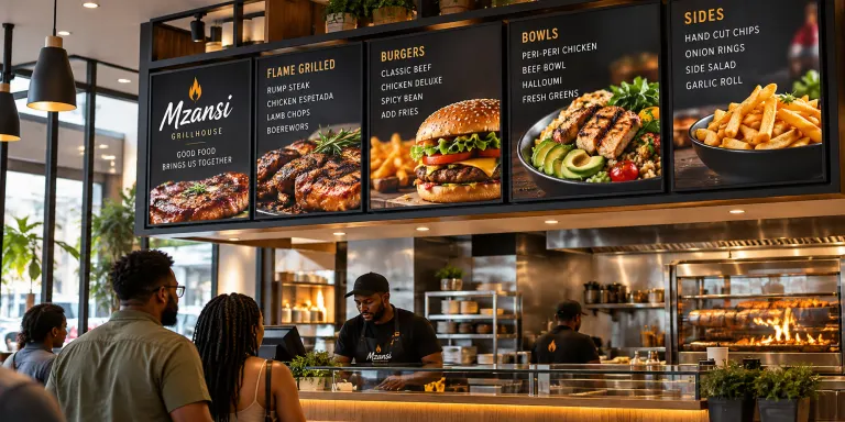 31 restaurant menu boards (illustrative image)