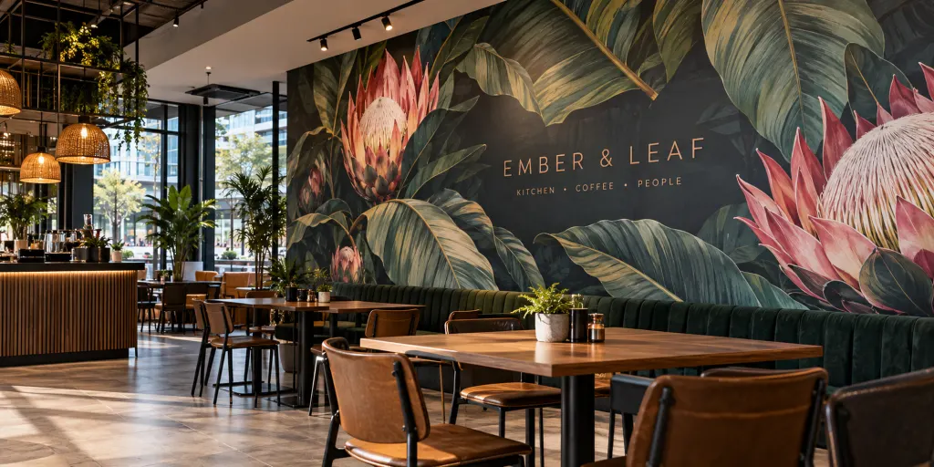 37 wall mural branding (illustrative image)